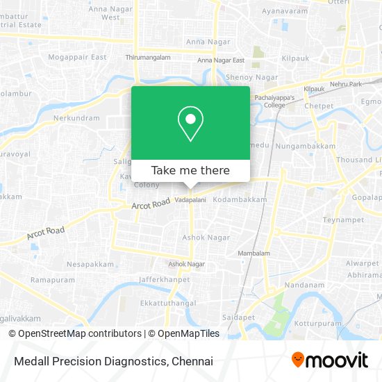 Medall Precision Diagnostics map