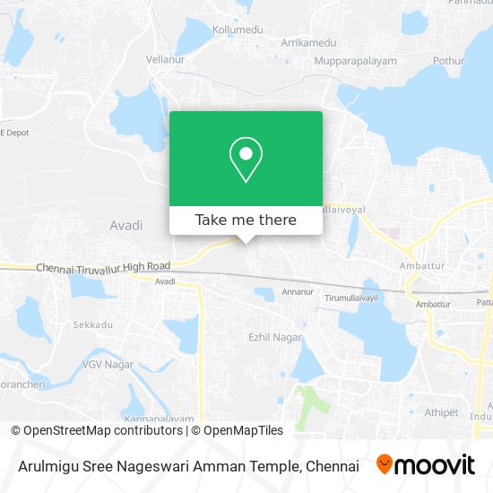Arulmigu Sree Nageswari Amman Temple map