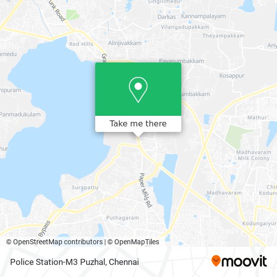 Police Station-M3 Puzhal map
