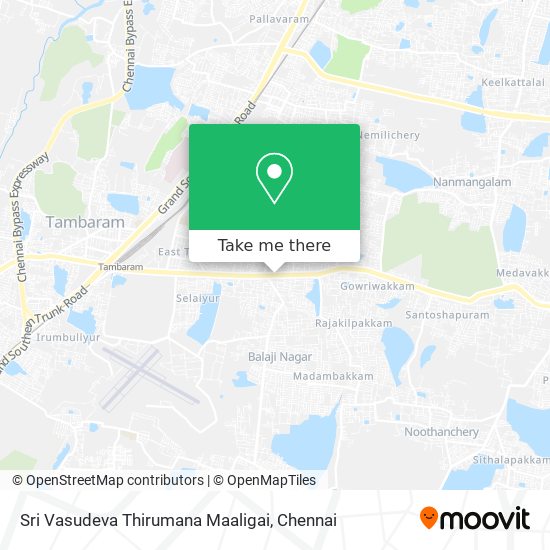 Sri Vasudeva Thirumana Maaligai map