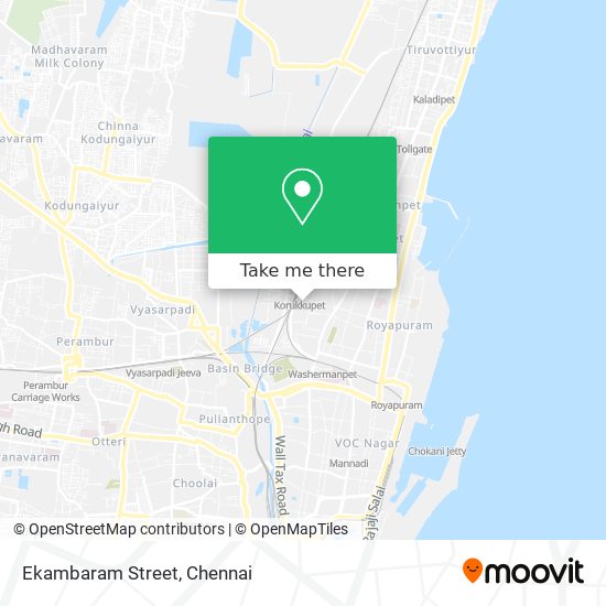 Ekambaram Street map