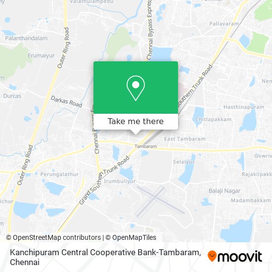 Kanchipuram Central Cooperative Bank-Tambaram map