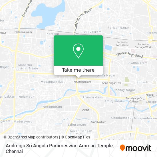 Arulmigu Sri Angala Parameswari Amman Temple map