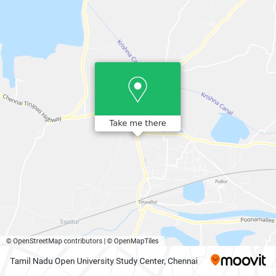 Tamil Nadu Open University Study Center map