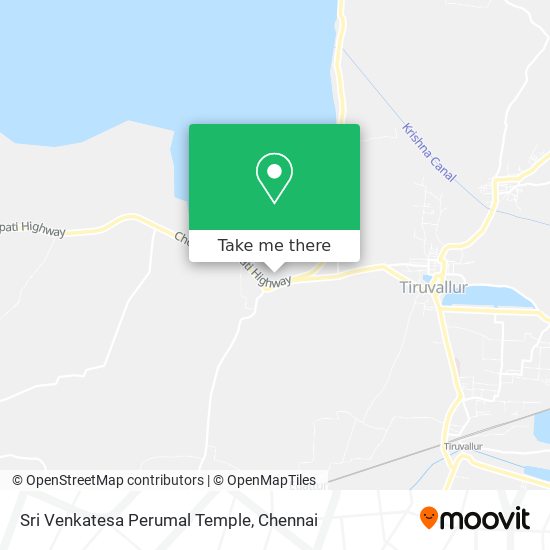 Sri Venkatesa Perumal Temple map