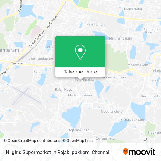 Nilgiris Supermarket in Rajakilpakkam map