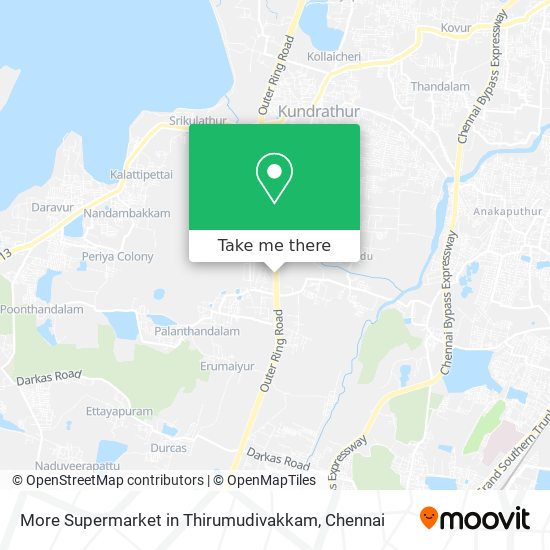 More Supermarket in Thirumudivakkam map