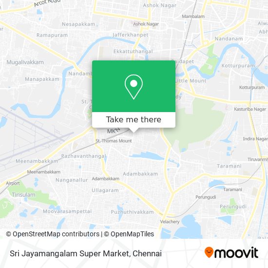 Sri Jayamangalam Super Market map