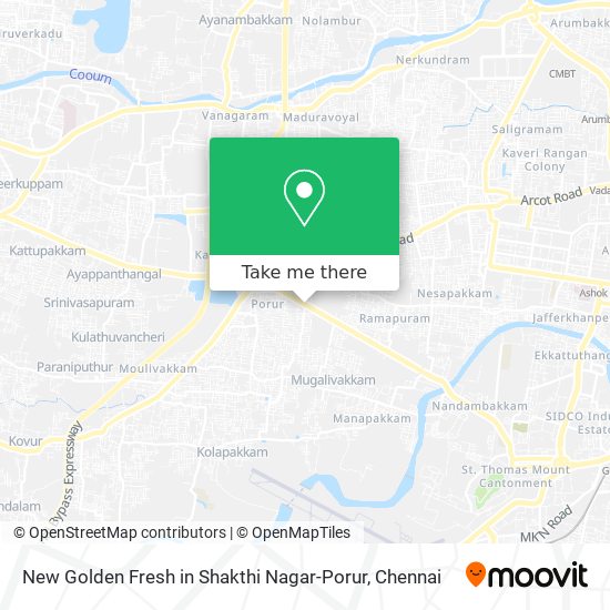 New Golden Fresh in Shakthi Nagar-Porur map