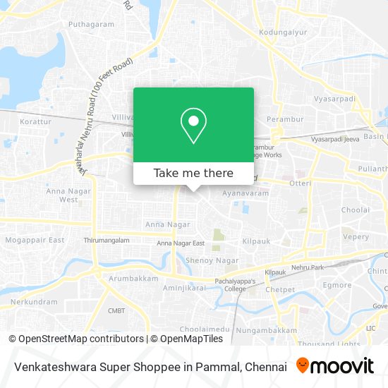 Venkateshwara Super Shoppee in Pammal map