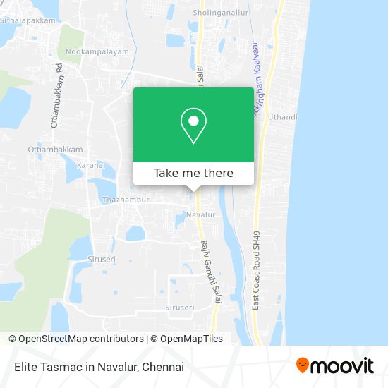 Elite Tasmac in Navalur map