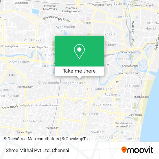 Shree Mithai Pvt Ltd map