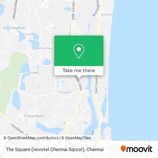 The Square (novotel Chennai Sipcot) map