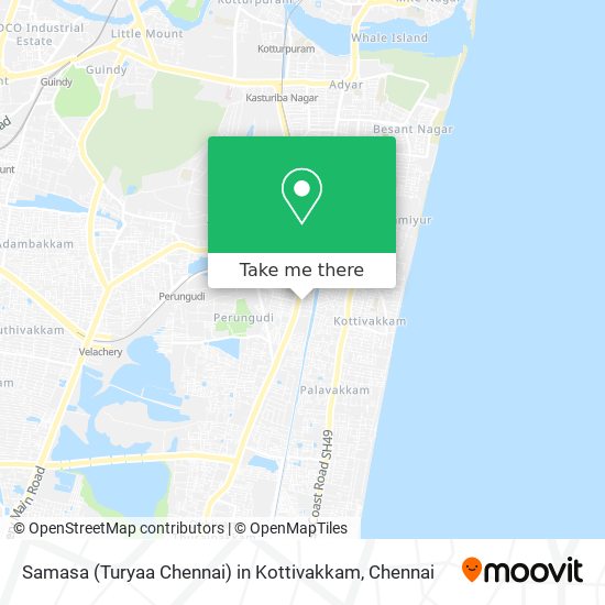 Samasa (Turyaa Chennai) in Kottivakkam map