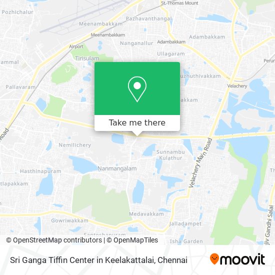 Sri Ganga Tiffin Center in Keelakattalai map