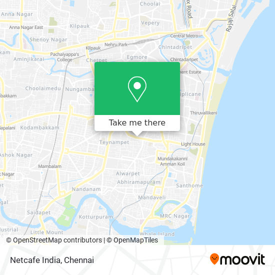 Netcafe India map