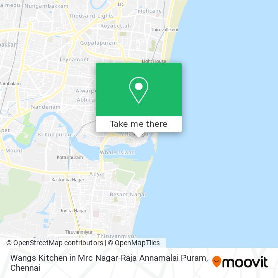 Wangs Kitchen in Mrc Nagar-Raja Annamalai Puram map