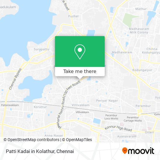 Patti Kadai in Kolathur map