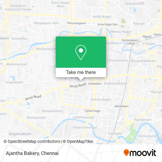 Ajantha Bakery map