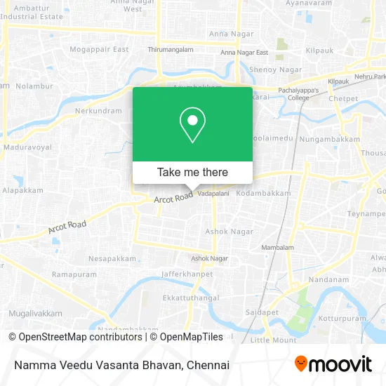 Namma Veedu Vasanta Bhavan map
