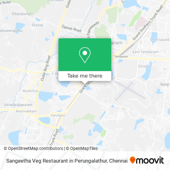 Sangeetha Veg Restaurant in Perungalathur map