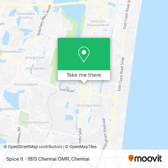 Spice It - IBIS Chennai OMR map