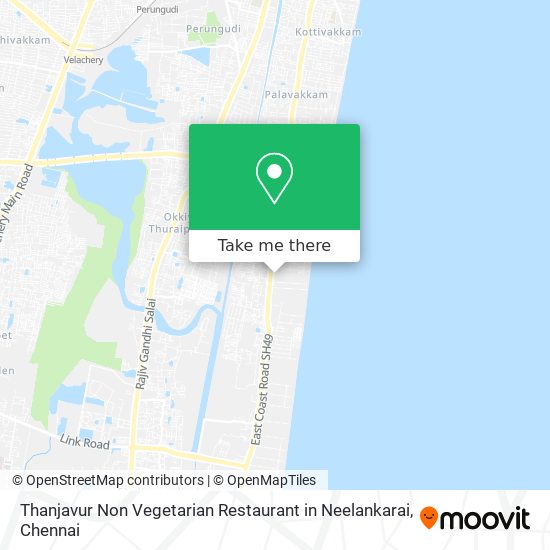 Thanjavur Non Vegetarian Restaurant in Neelankarai map