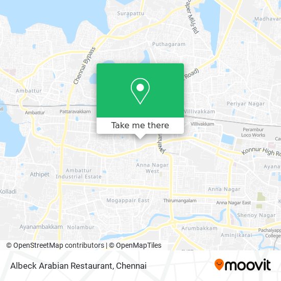 Albeck Arabian Restaurant map