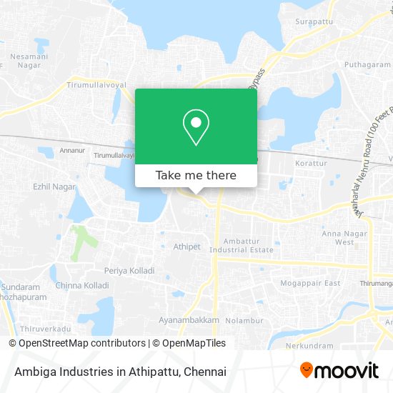 Ambiga Industries in Athipattu map