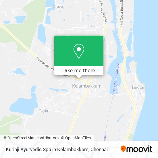 Kurinji Ayurvedic Spa in Kelambakkam map
