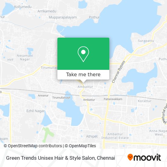 How to get to Green Trends Unisex Hair & Style Salon in Saidapet by Bus or  Train?