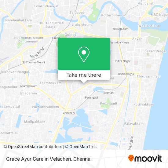 Grace Ayur Care in Velacheri map