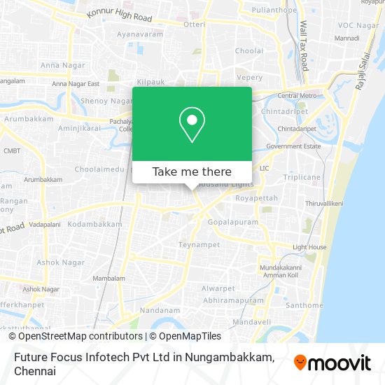 How To Get To Future Focus Infotech Pvt Ltd In Nungambakkam Chennai No 27 Old No 13 Nungambakkam High Rd Kot In Egmore Nungabakkam By Bus Train Or Metro Moovit