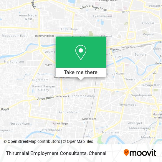 Thirumalai Employment Consultants map