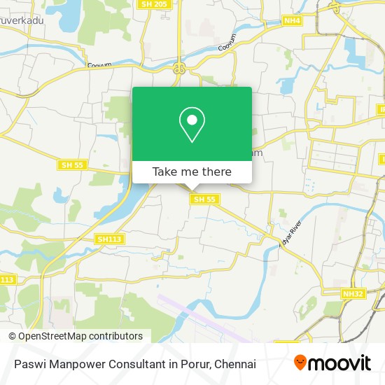 Paswi Manpower Consultant in Porur map