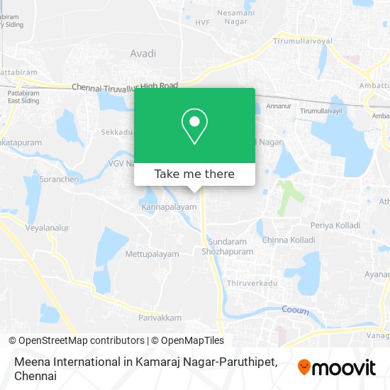 Meena International in Kamaraj Nagar-Paruthipet map