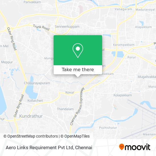 Aero Links Requirement Pvt Ltd map