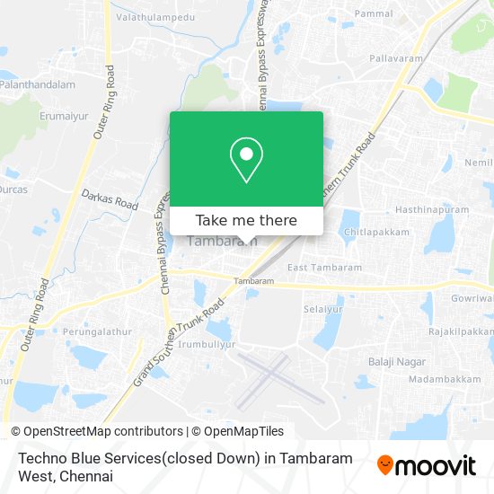 Techno Blue Services(closed Down) in Tambaram West map