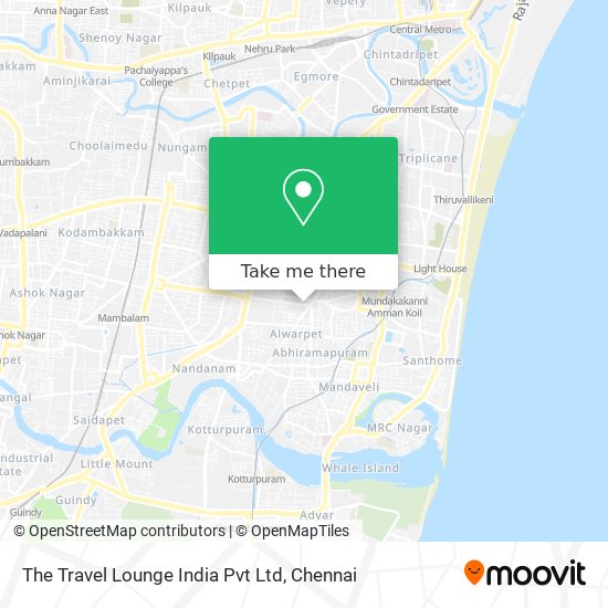 The Travel Lounge India Pvt Ltd map