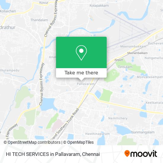 HI TECH SERVICES in Pallavaram map
