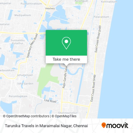 Tarunika Travels in Maraimalai Nagar map