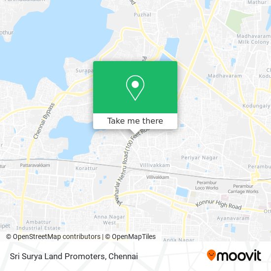 Sri Surya Land Promoters map