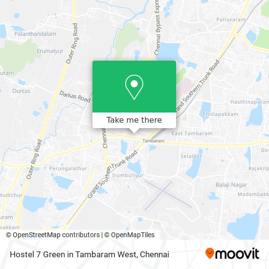 Hostel 7 Green in Tambaram West map