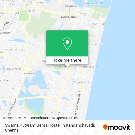 Swarna Kutyram Gents Hostel in Kandanchavadi map