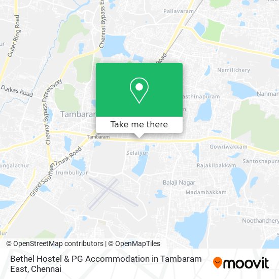 Bethel Hostel & PG Accommodation in Tambaram East map