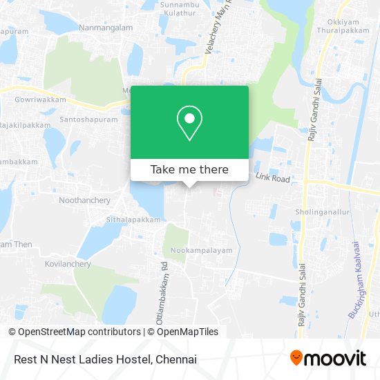 Rest N Nest Ladies Hostel map
