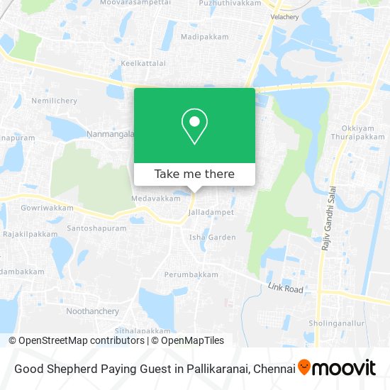 Good Shepherd Paying Guest in Pallikaranai map