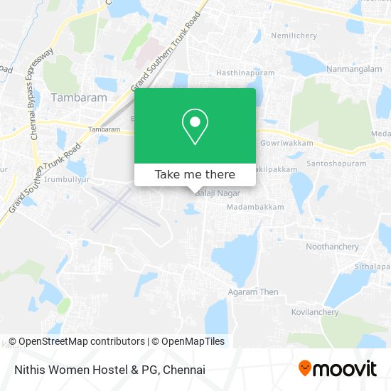 Nithis Women Hostel & PG map