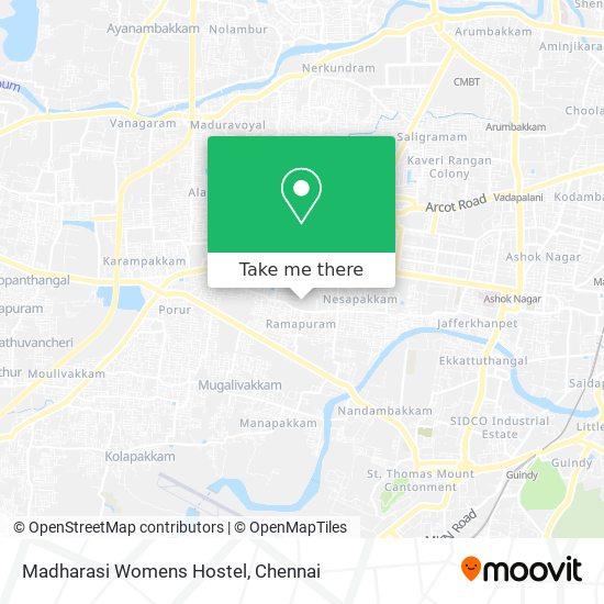 Madharasi Womens Hostel map