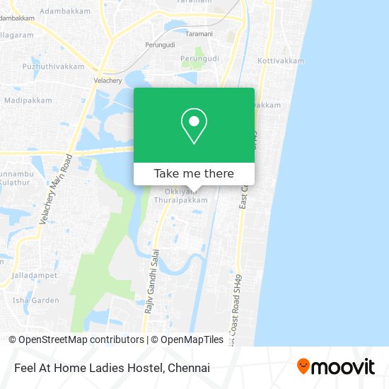 Feel At Home Ladies Hostel map